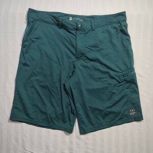 NRS Guide Wear Mens Size 40 Green Quick Dry Outdoor Water Fishing Shorts